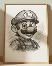 LUIGI SUPER MARIO DISEGNO
