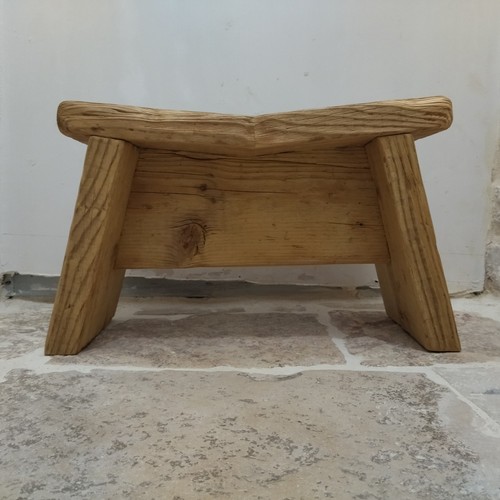 Sgabello legno massello - sgabello, in