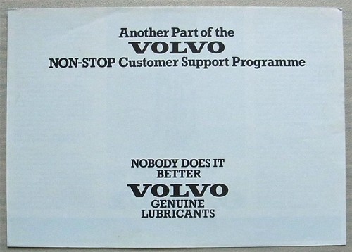 Volvo lubrificanti originali - lubrificanti,