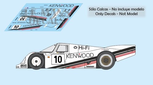 Decals porsche 962c - decals, le