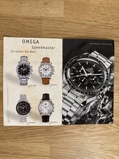 Omega booklet Speedmaster Moon phase 2005