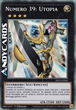 NUMERO 39: UTOPIA (Number 39: Utopia) Rara Collector • KICO IT042 • 1Ed • YUGIOH
