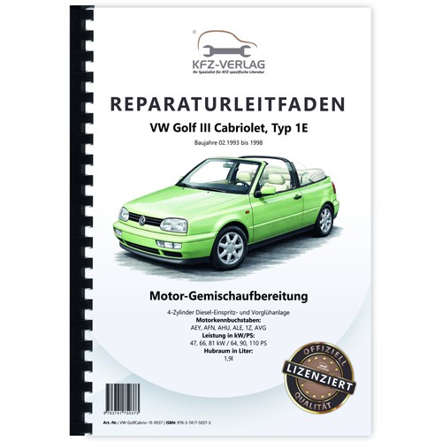 Golf cabrio typ 1e - cabrio,