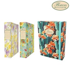 Pigna Flowers Nature 3pz Cartella Portaprogetti c/Elastico 26x34cm D 7cm 3Fantas