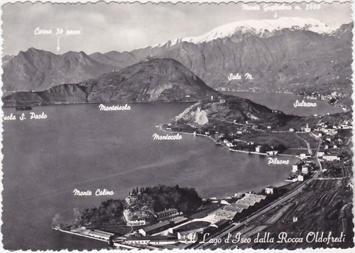 Lago iseo dalla rocca - d'iseo,