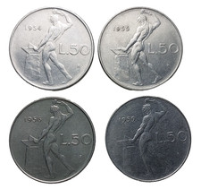 Italian 50 Lire 1954–1987
