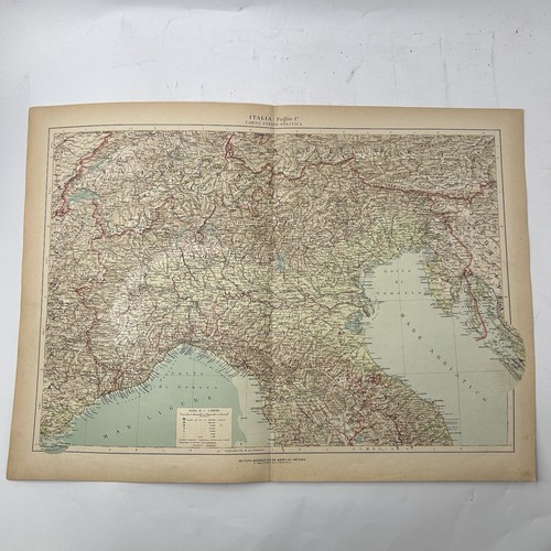 Carta geografica antica italia - carta,