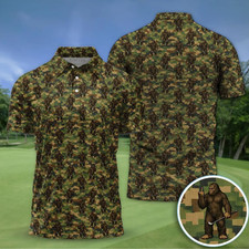 Polo uomo divertente bigfoot - uomo,