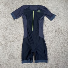 ZONE3 Trisuit manica corta nero grigio uomo medio