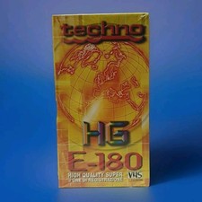 TECHNO HG E 180 - VHS VIDEOCASSETTA - NUOVO SIGILLATO