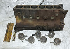 monoblocco  jaguar XJ6 4.2 basamento motore con pistoni