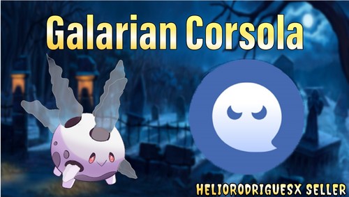 Galarian corsola pokemon - pokemon, trade