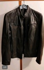 Giubbotto Pelle Marrone Bikers