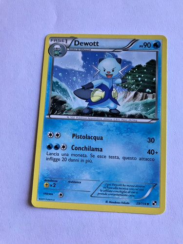 Carta pokemon dewott - dewott, (29/114)