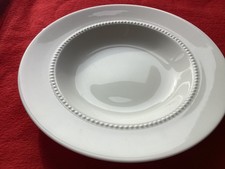 4 ciotole zuppiere con bordatura cinese in osso fine bianco cassa e barile made Japan/Nikko