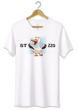 T-Shirt Maglietta Divertente Rebus Oca Sto cazzo meme idea regalo Bianca Nera