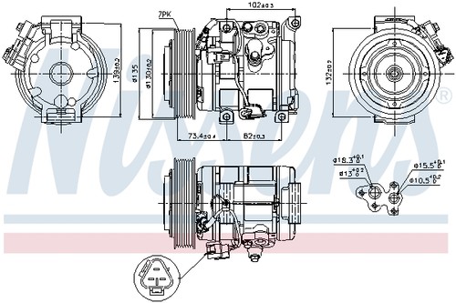 Nissens 89250 compressore - 89250,