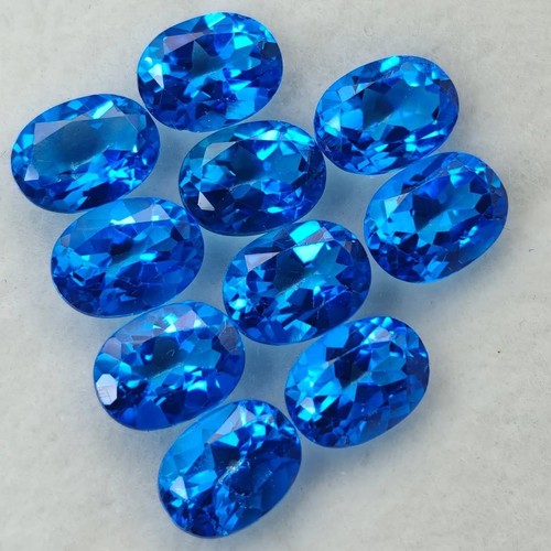 Topazio blu svizzero naturale