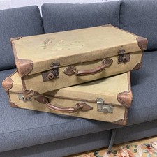Coppia valigie vintage anni 20