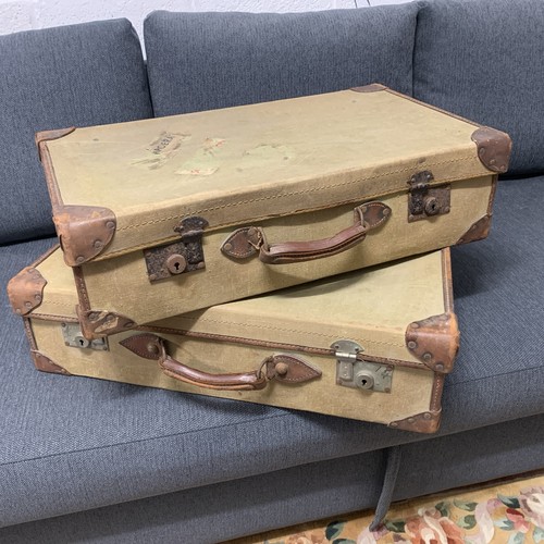 Coppia valigie vintage anni - , 20