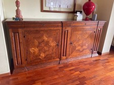 Mobile Madia ricavata da parquet antico