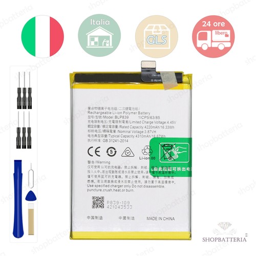 Blp839 batteria 4310mah - 4310mah, per
