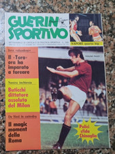 Guerin Sportivo rivista n.33-1974-Torino-Milan-Roma-Pulici