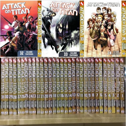 Attack titan manga - attack, inglese