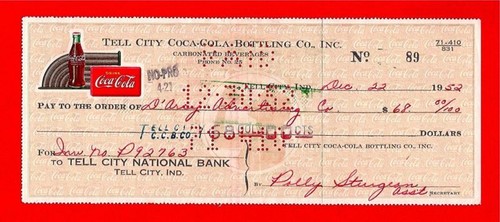 1952 coca cola tell city - 1952,
