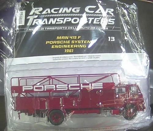 Racing car transporter man - car, 415