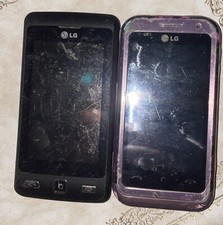 Lotto smartphone GSM LG KM900 (viola) e LG KP501 (nero) x 2
