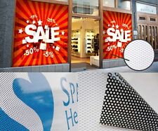 ADESIVO MICROFORATO ONE WAY per decorazione vetrine/finestrini autobus COSTO MQ