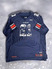 Under Armour T shirt Maglia Football Americano Auburn College NFL Jersey Men XL