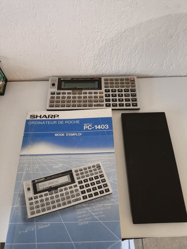 Sharp 1403 vintage pocket - pc-1403, :