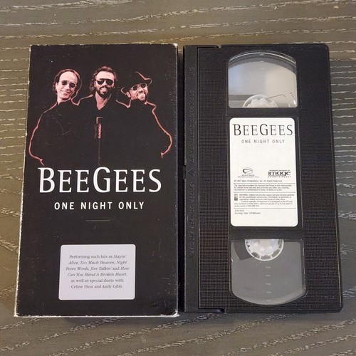 Bee gees one night - gees:, (vhs