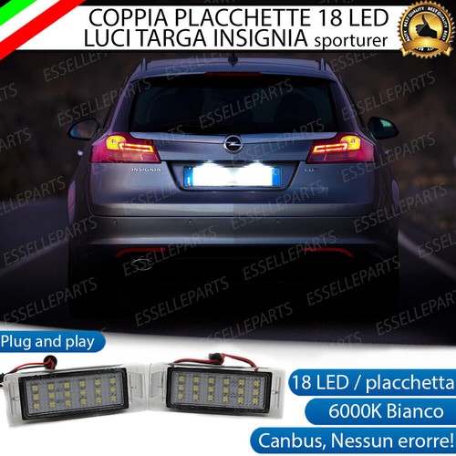 Placchette led luci targa 18 - led,