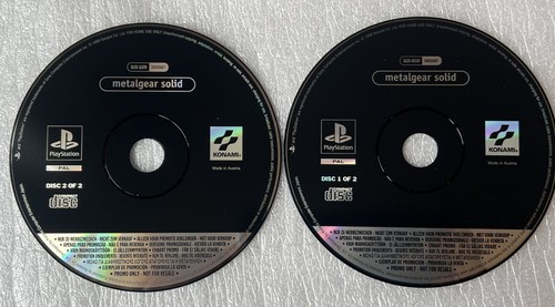 Metal gear solid ps1 promo - ps1,