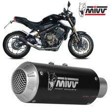 Scarico Completo MIVV MK3 Black Inox Nero per HONDA CB 650 R 2019 > 2023