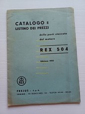 REX motore 504 1955 catalogo