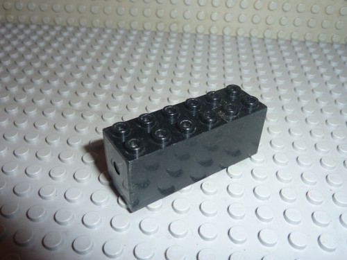 Lego black brick modified - black,
