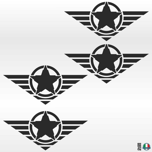Sticker adesivi stella - 4,