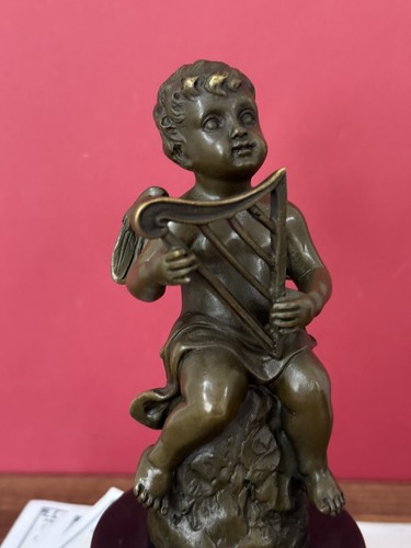 Statua bronzo cherubino - statua, in