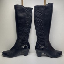 ⭐️Stivali donna Caprice neri pelle sexy taglia 37/foderati 