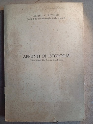 Appunti istologia dalle - appunti, di