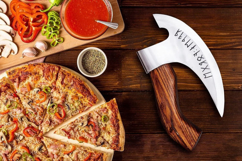 Ascia pizza vichinga - da, con