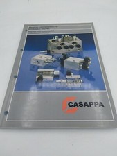 Manuale Uso Manutenzione Casappa Valvole Oleodinamiche Pompe Idrauliche Catalogo