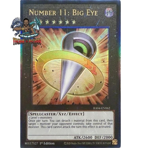 Yugioh numero big - yugioh!, 1x