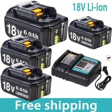 2 x 6000 mAh per Makita 18 V