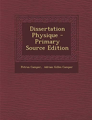 Camper dissertation physique - camper,