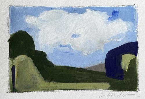 Quadro acrilico quercia blu